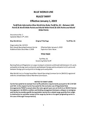 JAS Worldwide | Blue World Line